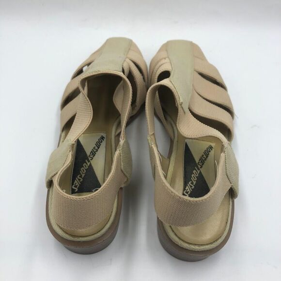Vintage 1990s Mootsies Tootsies Women's Tan Slip On Fisherman Sandals Summer 7M - Picture 7 of 12